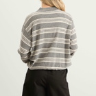 Nothing Written Women's Kevin Stripe Pullover in Gray