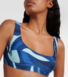Pucci Printed bikini top