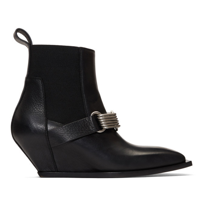 Photo: Rick Owens Black Elastic Boots