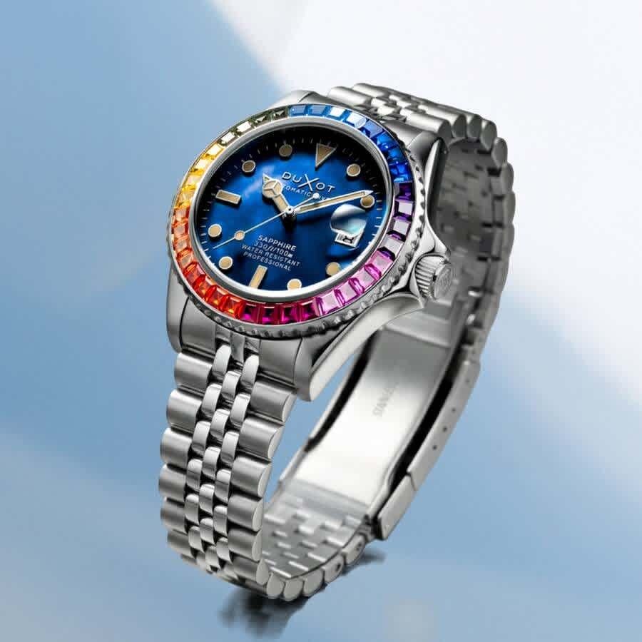 Duxot Atlantica Automatic Blue Dial Mens Watch DX-2077-55