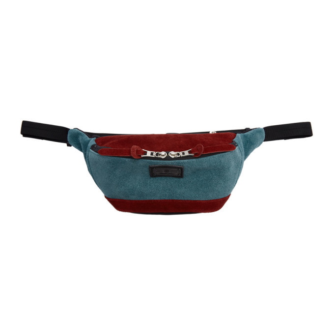 Photo: Master-Piece Co Burgundy and Blue Revise Waterproof Waist Pouch