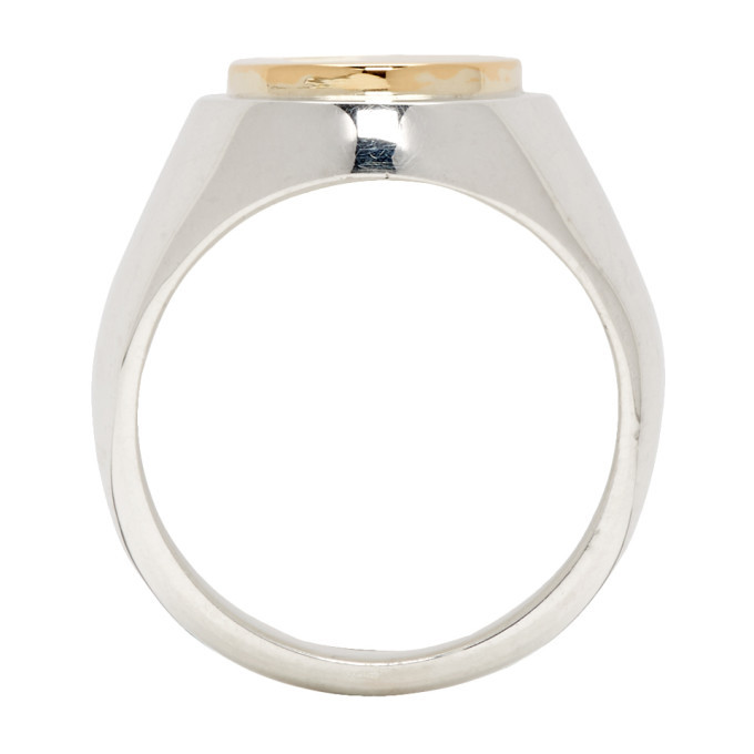 Bunney - Silver and Yellow Gold Precious Wares Belt Ring