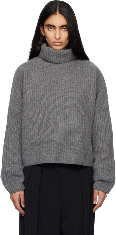 Photo: arch4 Gray Delphine Chunky Turtleneck