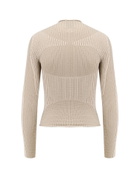 ROA Wavy Stretch Cotton Blend Top