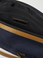 Master-Piece - Link Small Leather-Trimmed Nylon-Twill Messenger Bag