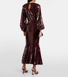 Rotate Birger Christensen Sequined maxi dress