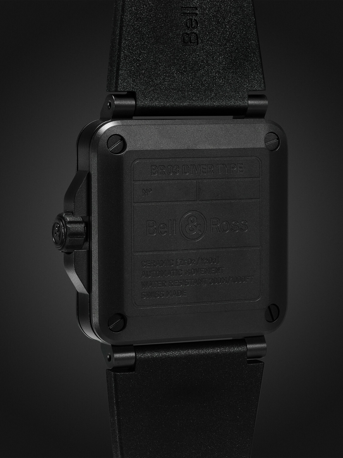 Bell & Ross - BR-03 Diver Full Lum Automatic Ceramic Watch, Ref. BR03A-D-LM-CE/SRB