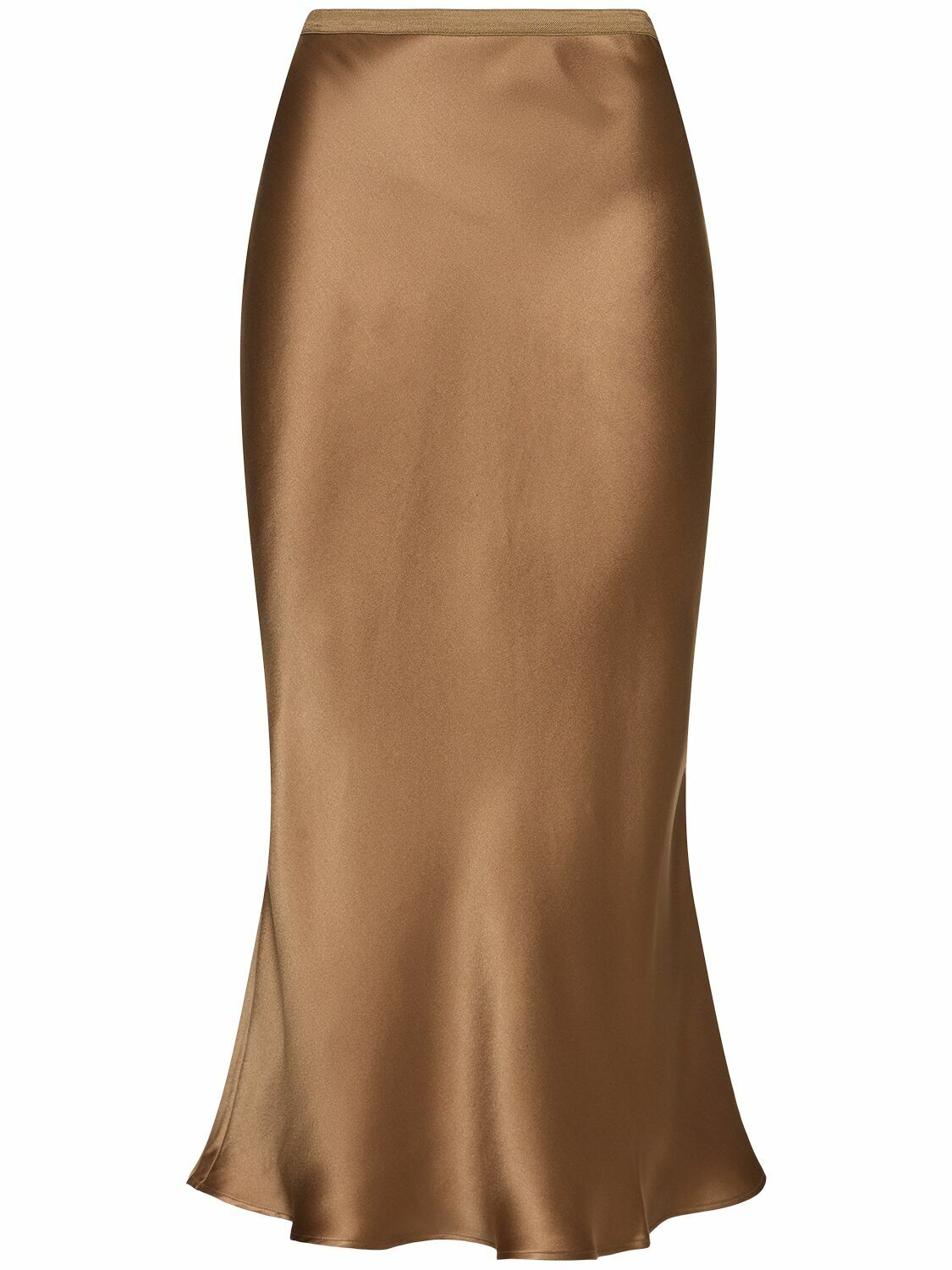 Anine Bing Women's Bar Silk Maxi Skirt in Navy ANINE BING