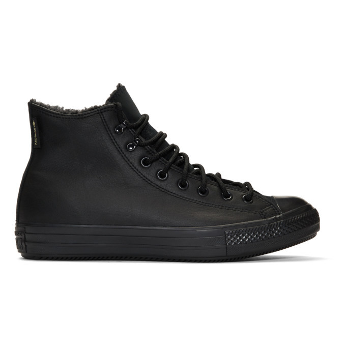 Photo: Converse Black Winter Chuck Taylor All Star Sneakers