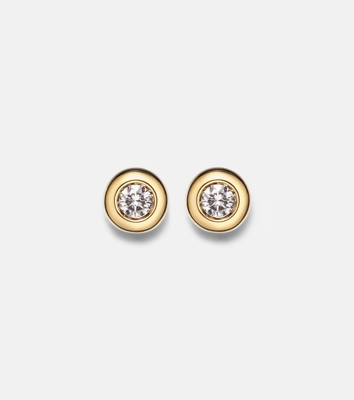 David Yurman Pavé 18kt gold earrings with diamonds