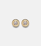 David Yurman Pavé 18kt gold earrings with diamonds
