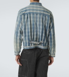 A.Presse No.213 checked denim jacket