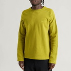 Mellow Clo Men's Everyday Waffle Longsleeve Top in Persian Lime