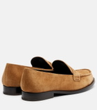 Tory Burch Suede penny loafers