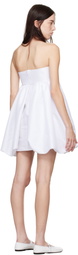 Kika Vargas SSENSE Exclusive White Crie Minidress