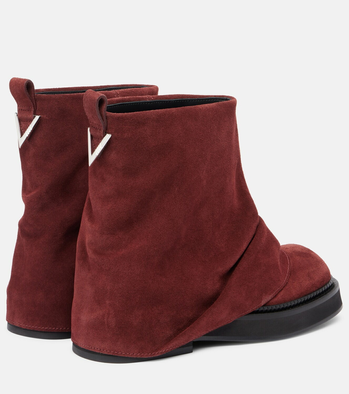 The Attico Mini Robin suede combat boots