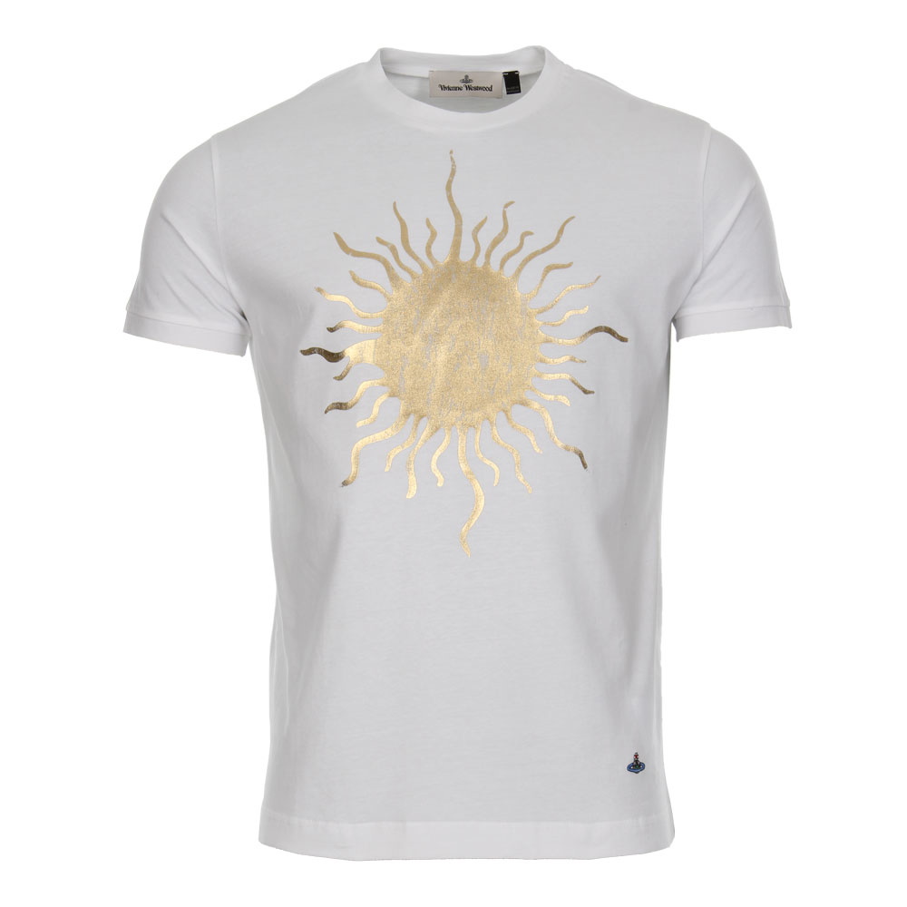 T-Shirt - White/Gold