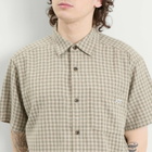 Polar Skate Co. Men's Mitchell Short Sleeve Shirt in Beige/Green