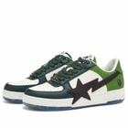 A Bathing Ape Men's Bape Sta OS Sneaker in Green
