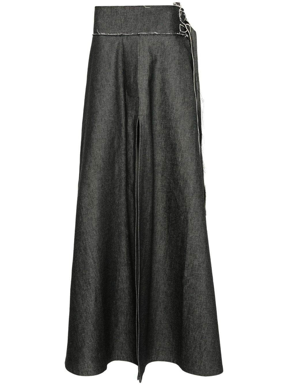 MLGA Black Denim Maxi Skirt