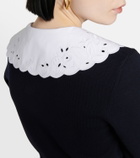 Patou Convertible wool-blend cardigan