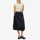 The Open Product Women's Off-Shoulder Crochet Knitted Vest Top in Beige