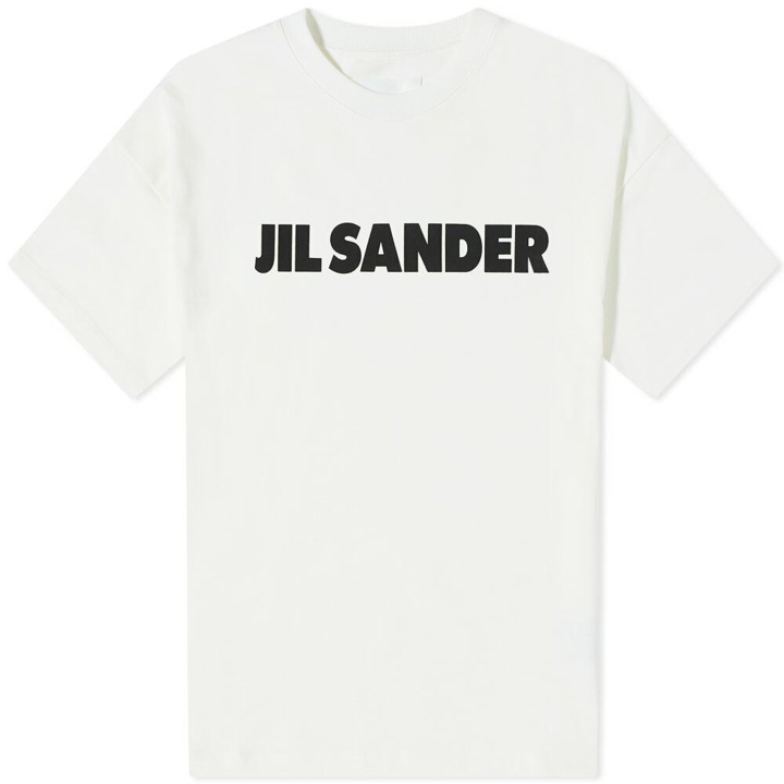 Photo: Jil Sander Men's Logo T-Shirt in Natural