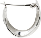 AGMES Silver Mini Laila Hoop Earrings