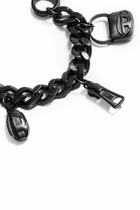 Diesel Charm Thick Gun Metal - Universal straps - Unisex - Black