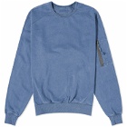 FrizmWORKS Men's Pigment Dyed MIL Sweatshirt in Indigo