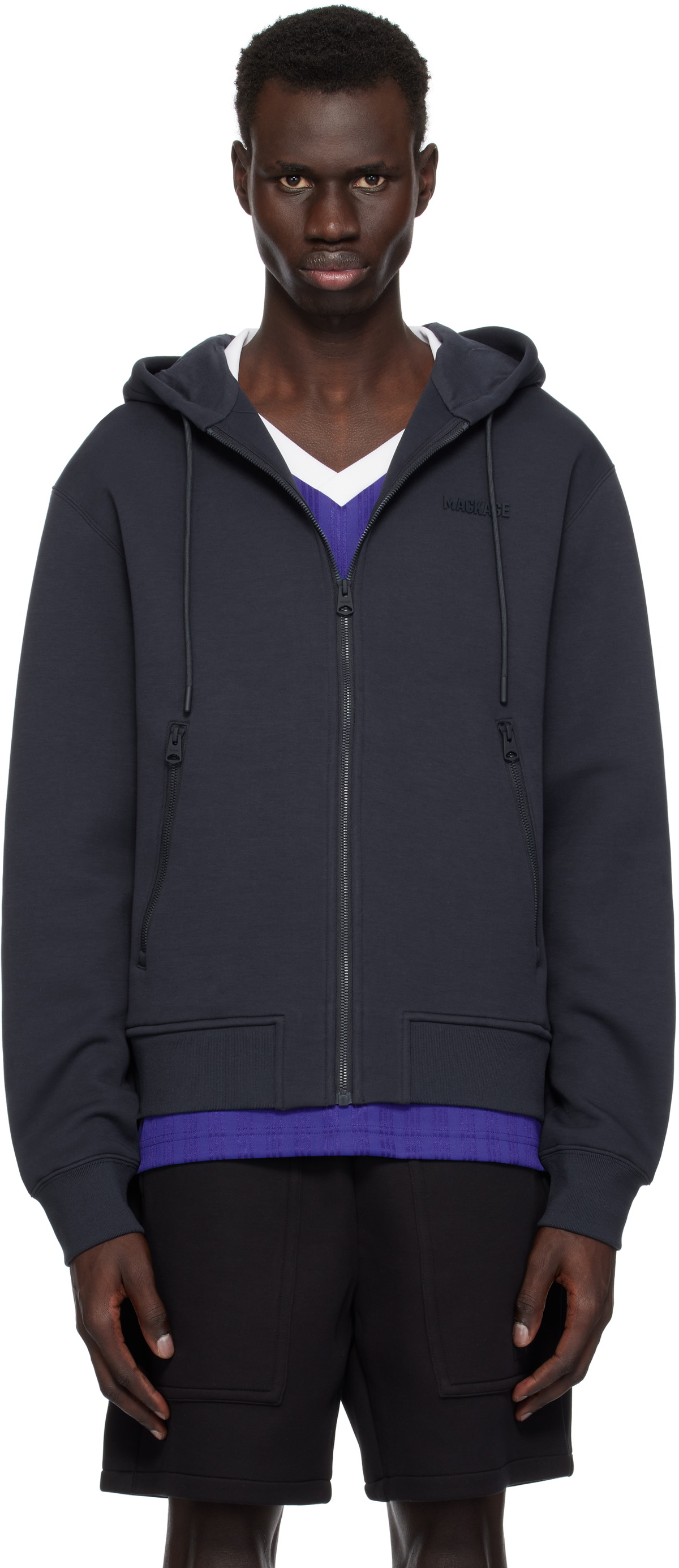 MACKAGE Black Krystos Hoodie Mackage