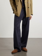 MORJAS - Suede Penny Loafers - Brown