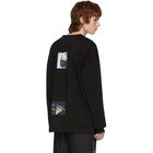 Juun.J Black Logo Long Sleeve T-Shirt