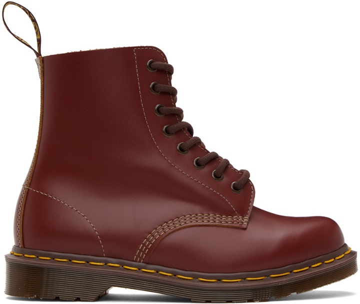 Photo: Dr. Martens Burgundy 'Made In England' 1460 Boots