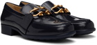 Bottega Veneta Navy Monsieur Loafers