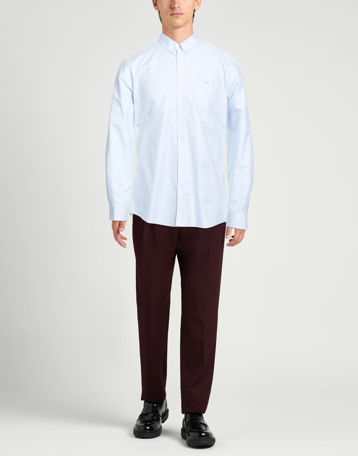 Maison Kitsuné Mens Shirt Sky in Blue