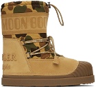 Moncler Genius 8 Moncler Palm Angels Moon Boot Edition Khaki Shedir Snow Boots