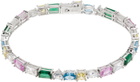 Hatton Labs Silver 'La Croisette' Tennis Bracelet