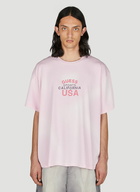 Guess USA - Faded Graphic T-Shirt in Pink