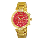 Torino Carrero Adelina GMT Quartz Red Dial Ladies Watch CL1G03RDJ