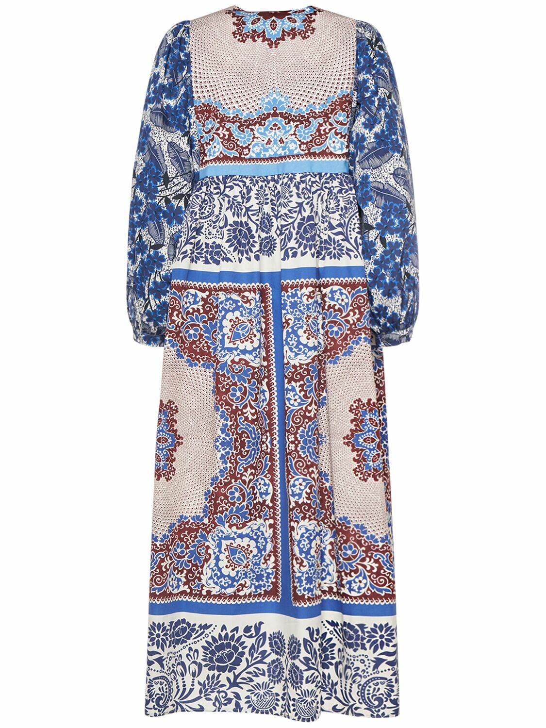 WEEKEND MAX MARA Ghiotto Printed Cotton Poplin Midi Dress