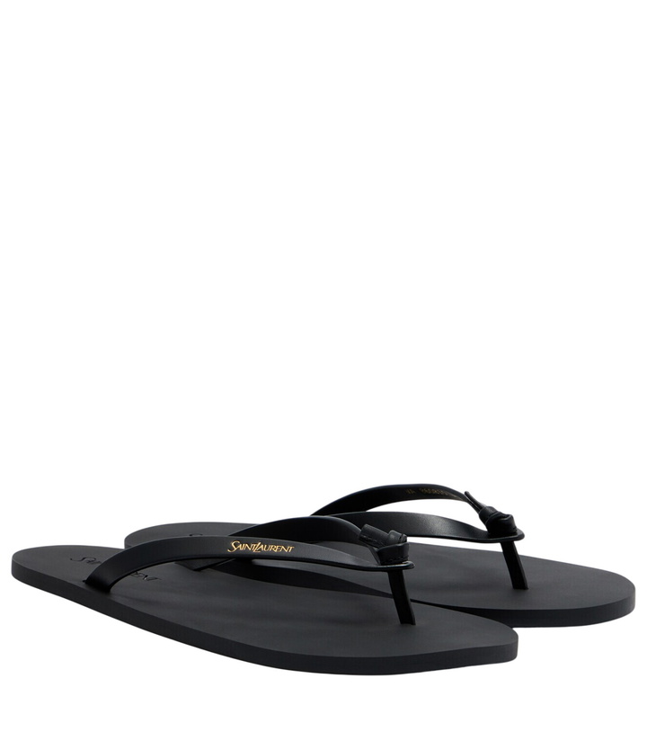 Photo: Saint Laurent Pool leather thong sandals