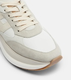 Hogan H696 suede and leather platform sneakers