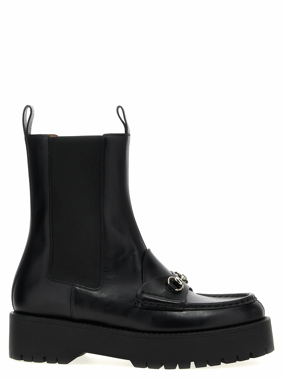GUCCI - 47mm Leather Ankle Boots Gucci
