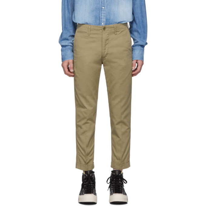 Photo: Visvim Beige High Water Chino Trousers