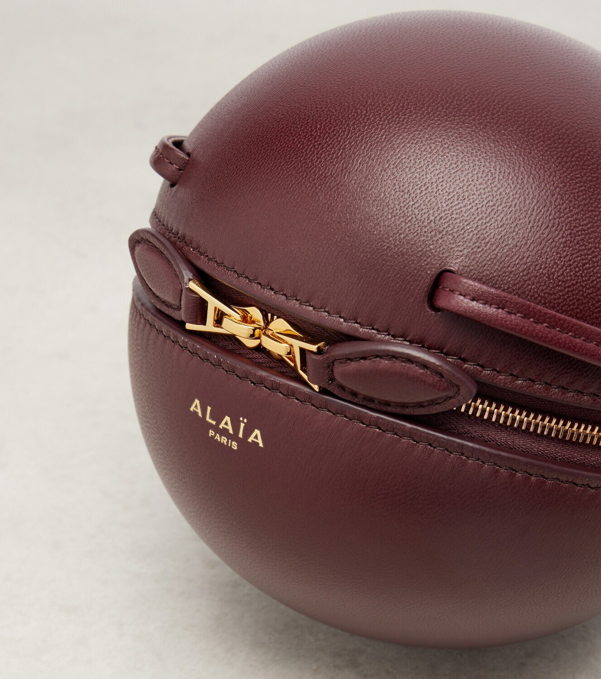 Alaïa Sphere Mini leather shoulder bag
