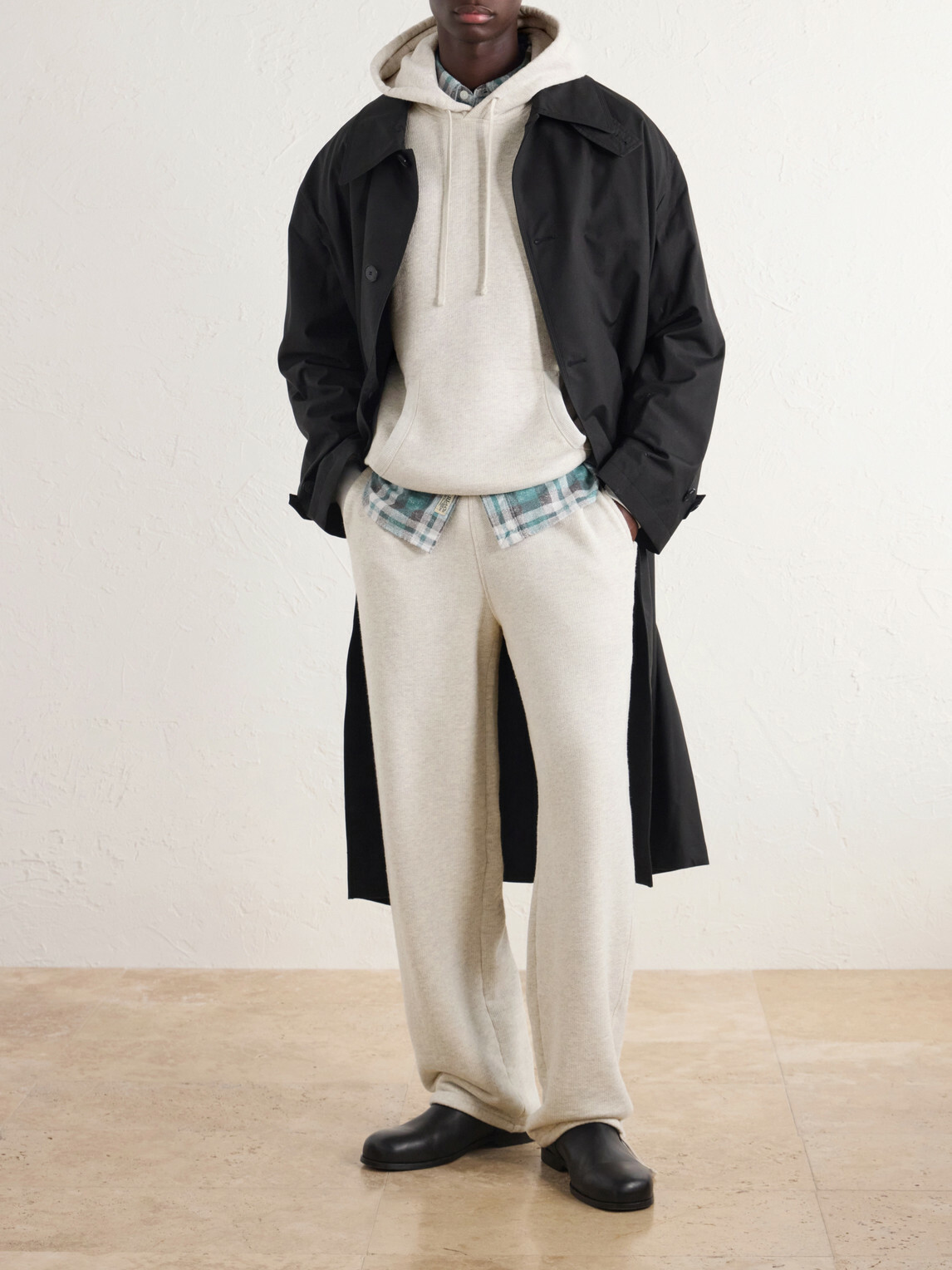 Aimé Leon Dore - Marina Cotton-Jersey Hoodie - Gray