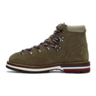 Moncler Green Suede Peak Boots