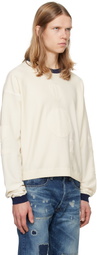 424 White Soccer Sweatshirt