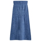 Holzweiler Women's Fure Fluffy Midi Skirt in Blue
